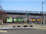 BNSF 2365, SF 2785, ATSF 667, BN 1458 + 11770